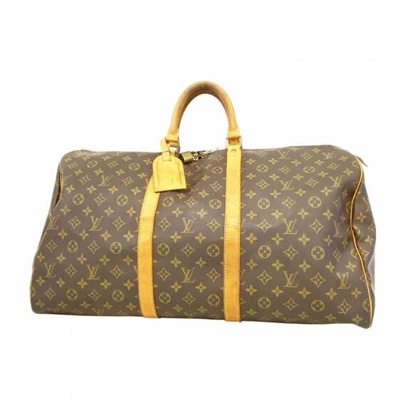 LOUIS VUITTON Handbags - Louis Vuitton Bags - Boston Monogram Keepall 55 M41424 Brown Men's & Women's